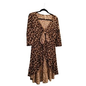 Leopard print dress